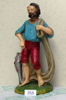 pescatore  cartapesta cm 20